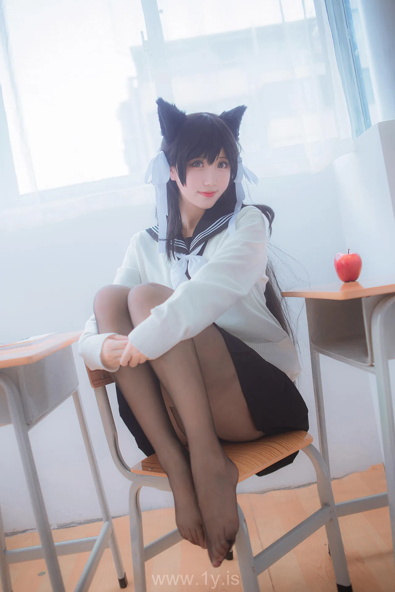 Coser@黑川 NO.005 Delightful Asian Teen 獒犬制服