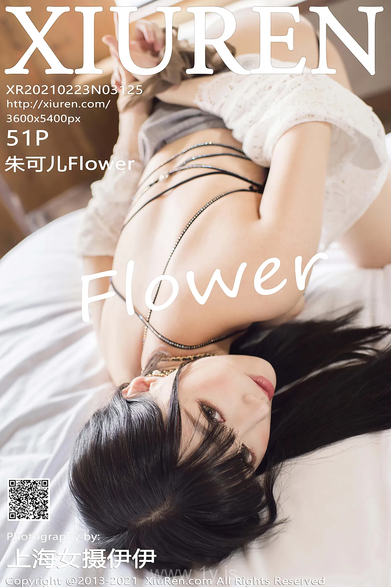 XIUREN(秀人网) NO.3125 Lively Chinese Cutie 朱可儿Flower