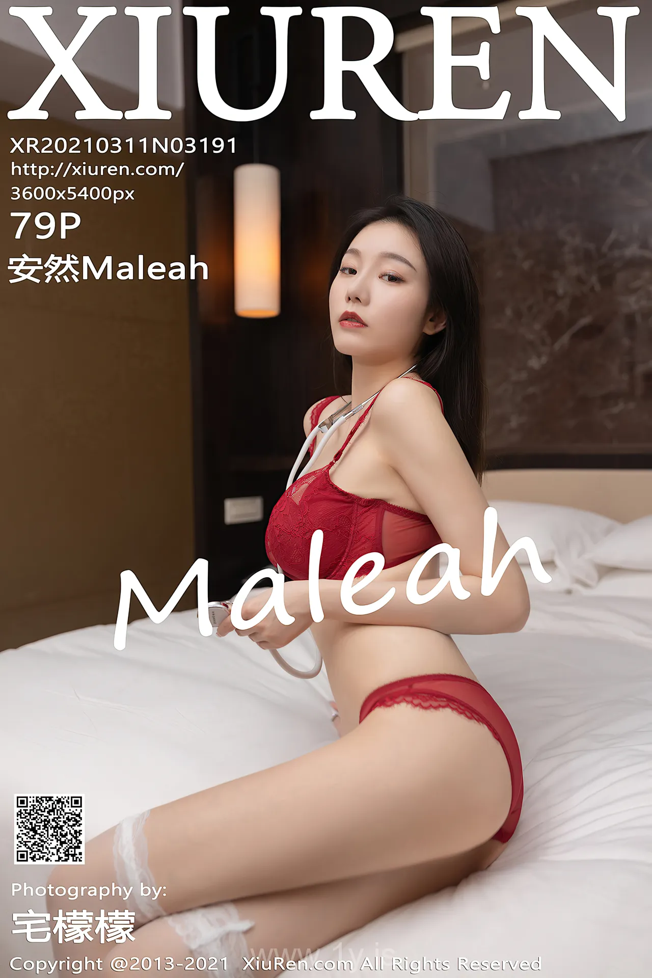 XIUREN(秀人网) NO.3191 Lively & Beautiful Chinese Beauty 安然Maleah