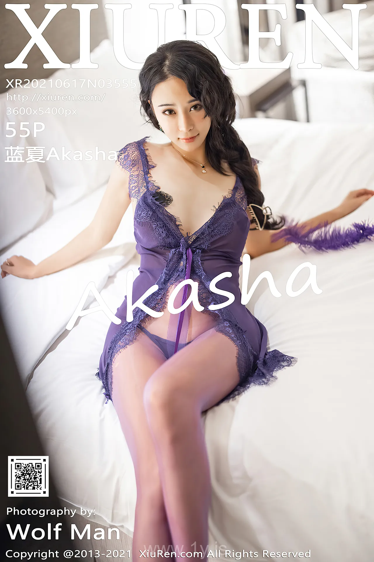 XIUREN(秀人网) NO.3555 Adorable & Knockout Asian Women 蓝夏Akasha