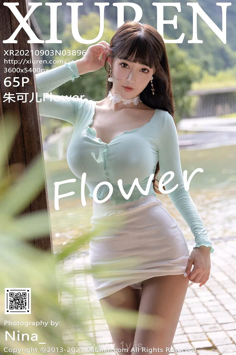 XIUREN(秀人网) NO.3896 Lovely Asian Teen 朱可儿Flower