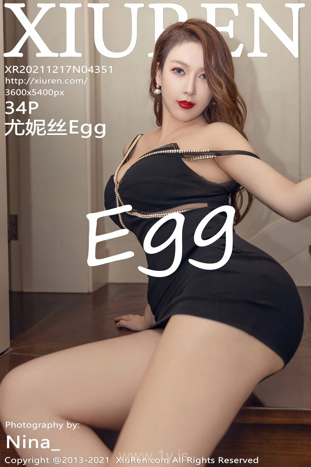 XIUREN(秀人网) NO.4351 Slim Chinese Model Egg_尤妮丝_丰乳肥臀