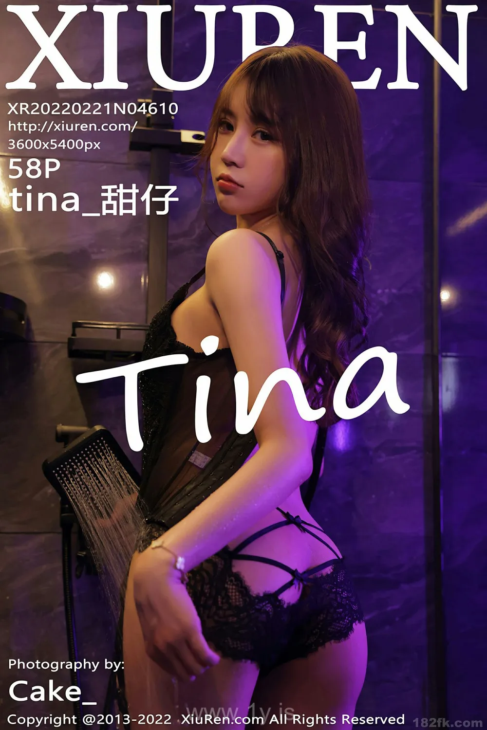 XIUREN(秀人网) NO.4610 Good-looking Chinese Hottie tina_甜仔_透明黑丝