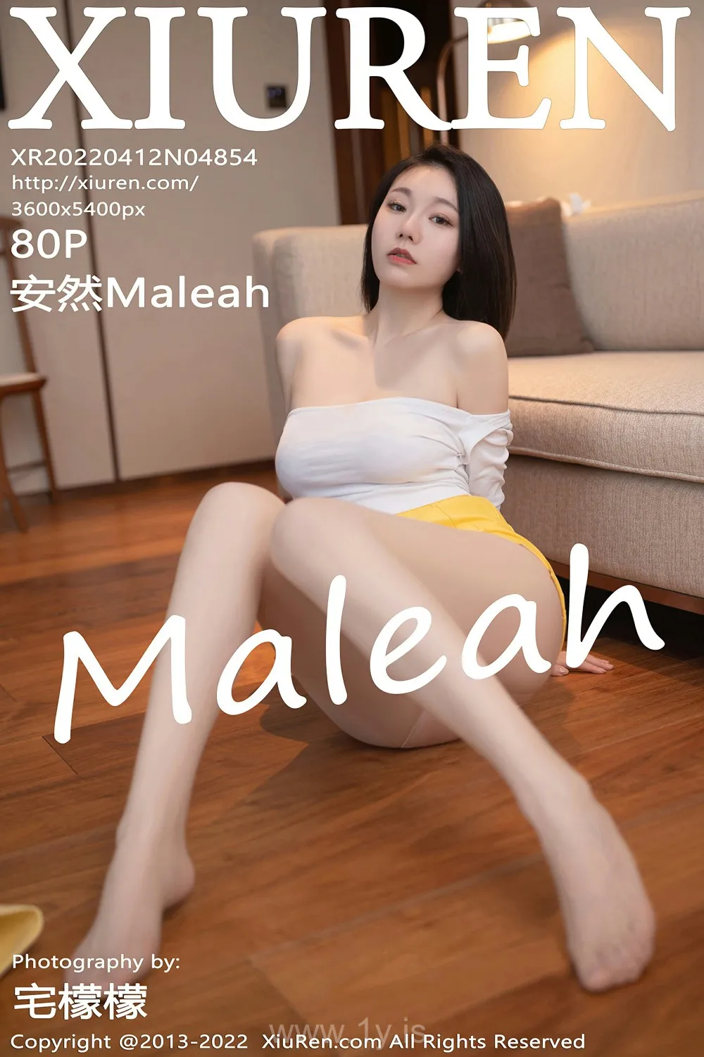 XIUREN(秀人网) NO.4854 Good-looking & Attractive Chinese Homebody Girl 安然Maleah