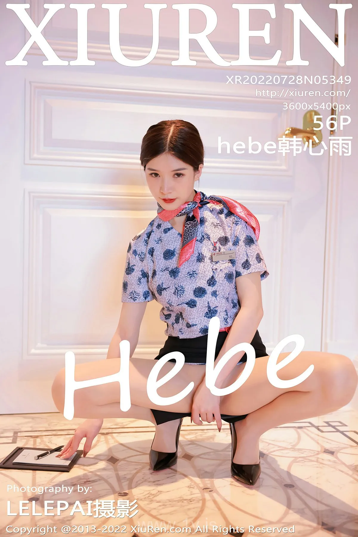 XIUREN(秀人网) No.5349 Delightful & Nice-looking Asian Girl hebe韩心雨