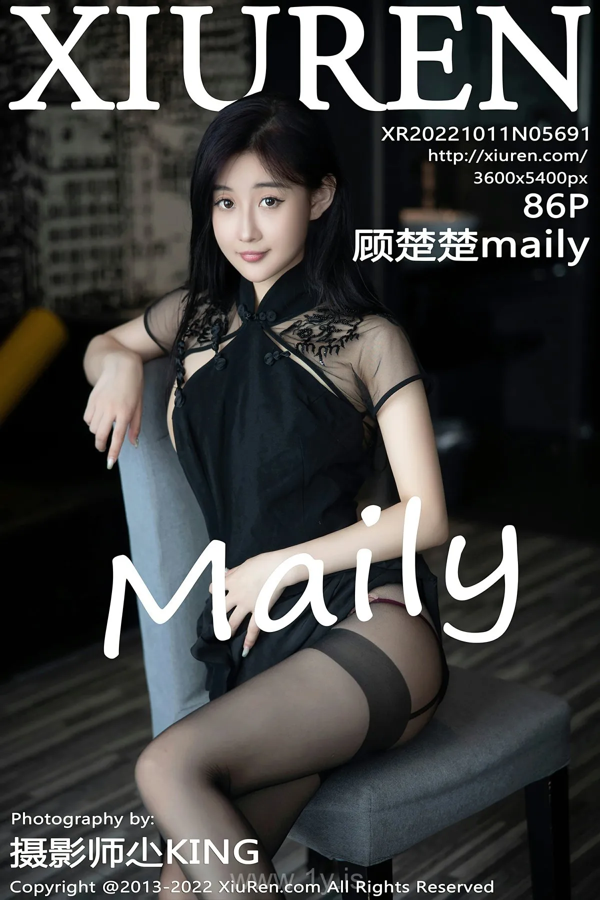 XIUREN(秀人网) No.5691 Adorable & Quiet Chinese Babe 顾楚楚maily