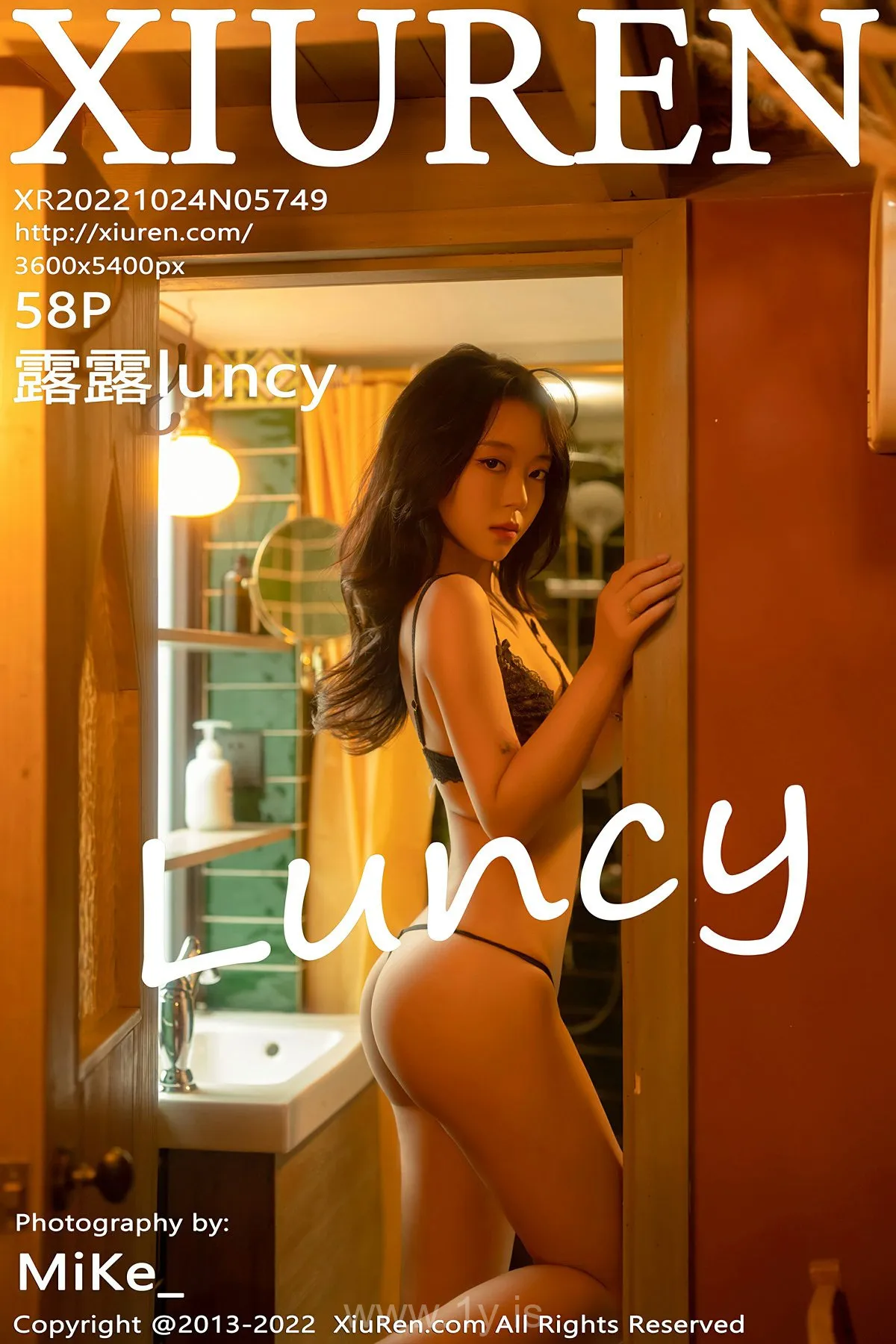 XIUREN(秀人网) No.5749 Nice-looking Asian Beauty 露露luncy