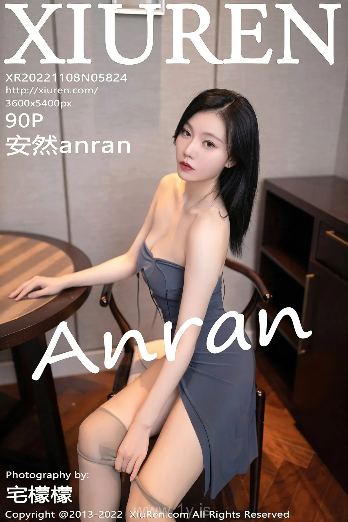 XIUREN(秀人网) No.5824 Good-looking Asian Peri 安然anran