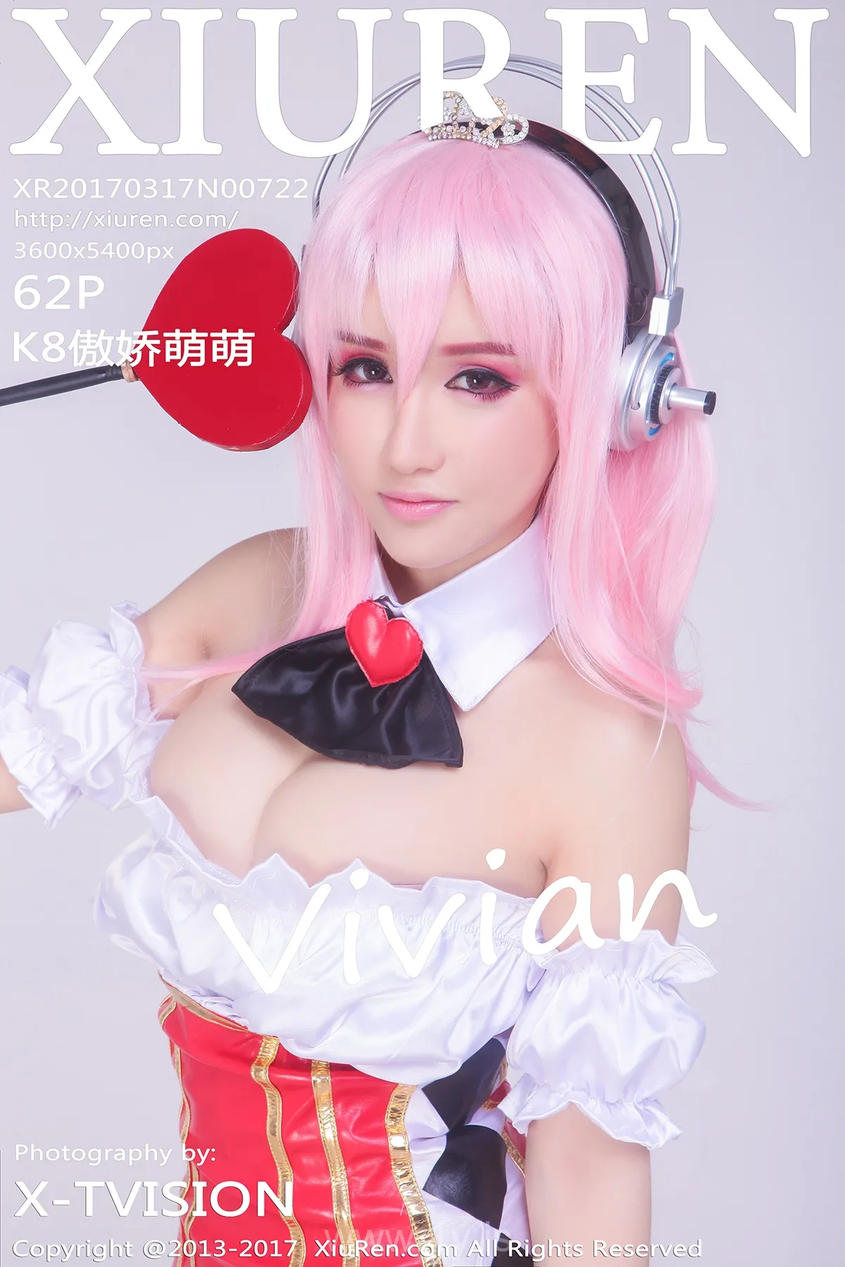 XIUREN(秀人网) NO.722 Fair & Appealing Asian Goddess K8傲娇萌萌Vivian